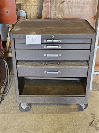 Metal Brown Kennedy 5 Drawer Tool Box