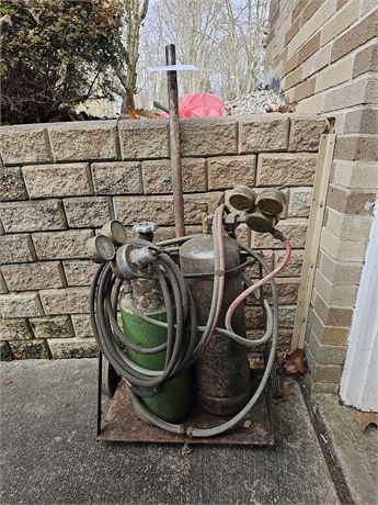 Welding Cart with Tanks