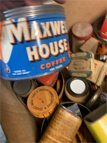 Vintage Advertising Tins - Misc Brands/Sizes