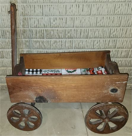 Decorative Wood Wagon