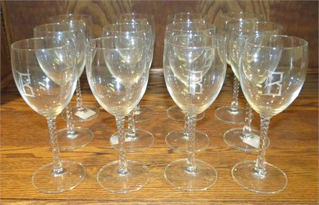 12 pc Stemware