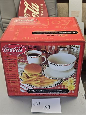 Coca-Cola Dinnerware Set - Service for 4