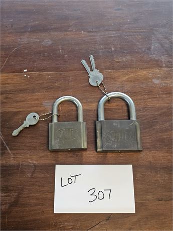 Vintage Ludell Locks with Keys