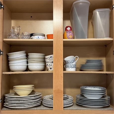 Kitchen Cupboard Cleanout - Dishes & More - Nikko, Finlandia, Mikasa....