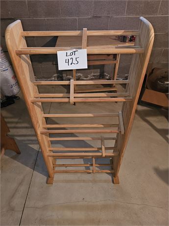 Wood Shoe Rack