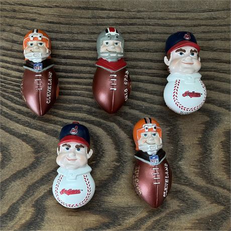 Vintage Ohio Sports Teams Character Magnets