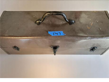 Vintage Metal Tackle Box