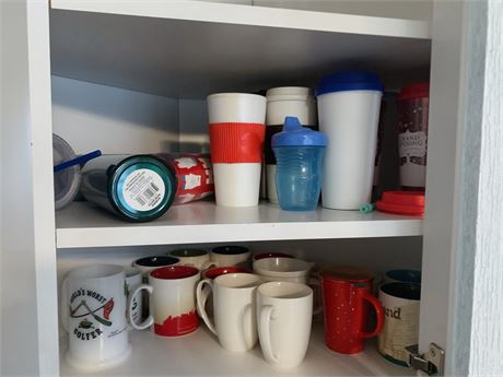 Shelf Cleanout - Coffee Mugs, Tumblers, Travel Cups & More