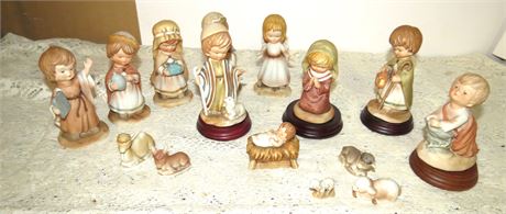 Enesco "Little Bible Friends" Nativity Figurines