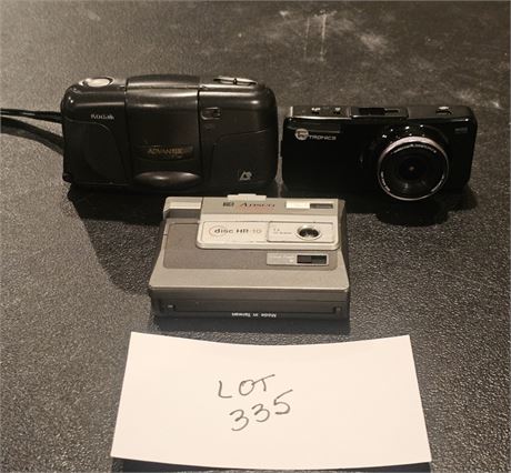 Mixed Camera Lot- Tao Tronics, Ansco & Kodak Advantix