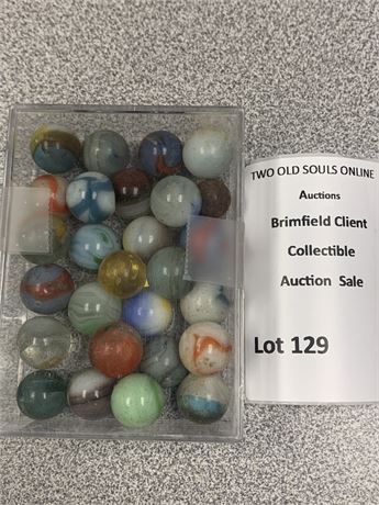 Vintage Glass Marbles Lot