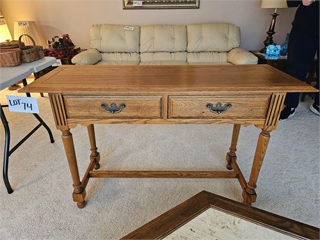 Broyhill Wood Couch Table with Storage