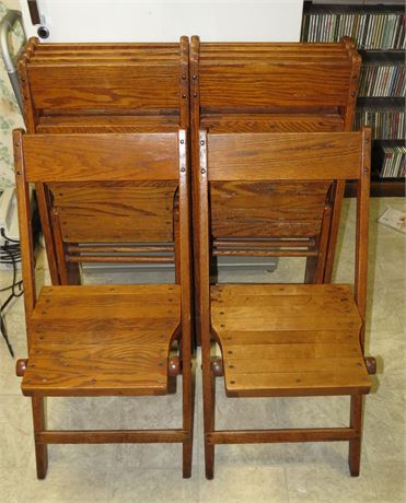 Folding Wood Chairs