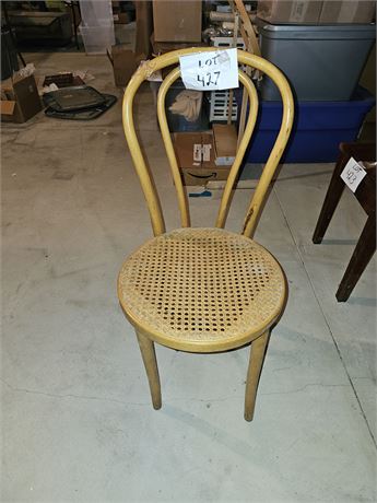 Wood & Cane Ice Cream Polar Chair