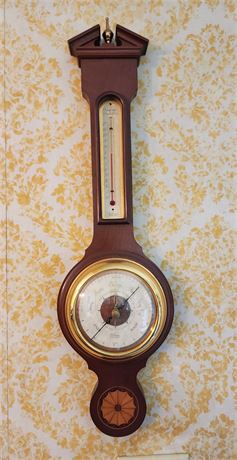 Antique Wittnauer Banjo Barometer