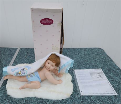 Ashton Drake "Snug As A Bug" Porcelain Doll