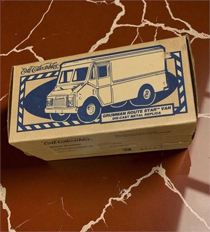 Grumman Route Star Van Die Cast Metal Replica In Original Box