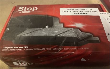 Bendix SBC1707 STOP Ceramic Rear Disc Brake Pads