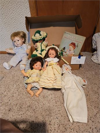 Mixed Doll Lot : Different Makers / Sizes & Styles