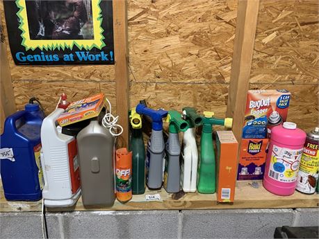 Garden/Outdoor Chemical Cleanout Lot