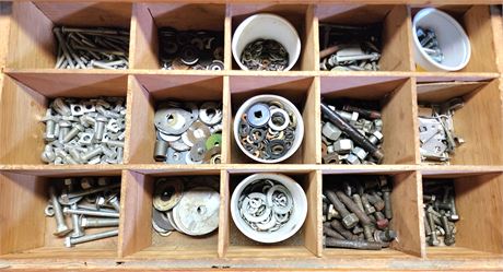 Nuts & Bolts Drawer Cleanout