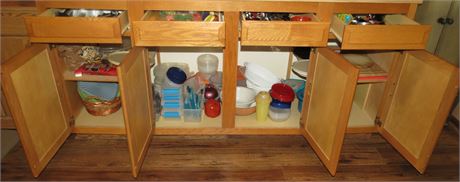 Kitchen Cabinet / Drawers Cleanout