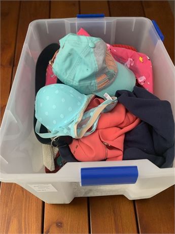Tote of Hats, Belts & More
