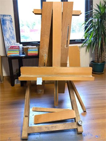 Vintage JM Paillard Artist Tabletop Painting Easel Made in Paris (Large Size)