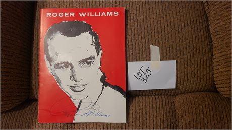 Signed Roger William Pianist Program