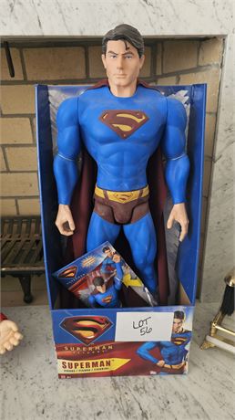 DC Superman 2006 30" Superman Figure & 11" Figure