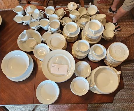 Embassy "Touch Of Gold" China Set Over 200 Piece's