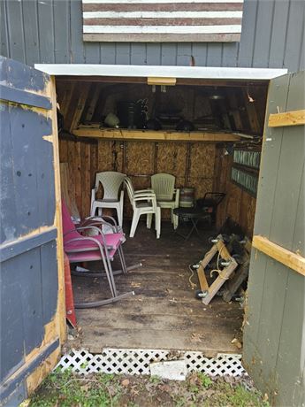 Shed Cleanout- Outdoor Chairs, Car Ramps, Furniture Dollies, Side Tables & More