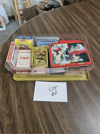 Mixed Playing Cards- Continental, TWA, Coca Cola & More