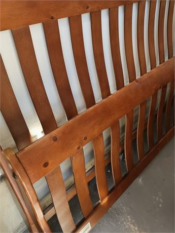 Progressive Furniture Wooden King Sleigh Headboard & Footboard