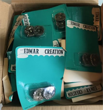 Edmar Creation Button Covers/Sew-On Buttons Lot