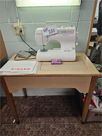 Singer Millennium Series Sewing Machine with Sewing Table