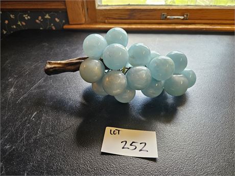 MCM Swill Blue Lucite Grape Table Decor
