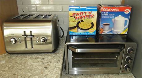 Small Kitchen Appliances: Toaster, Toaster Oven, etc