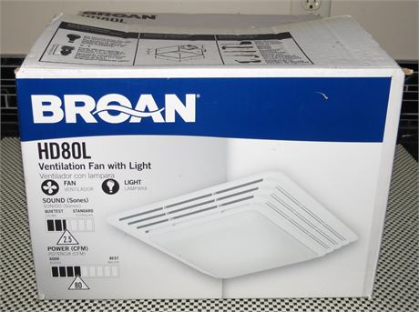 Ventilation Fan With Light
