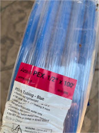 Roll Of Pex Tubing - Blue