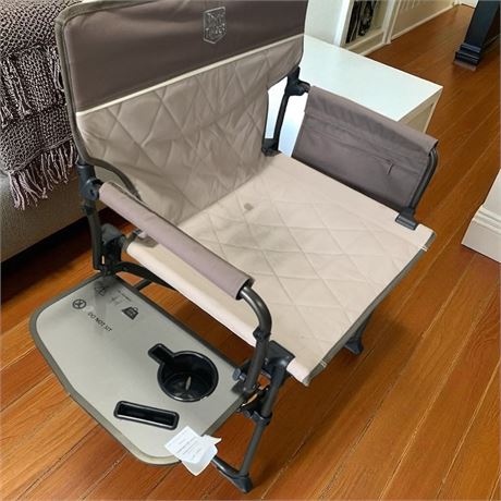 Beige Timber Ridge Folding Directors Chair