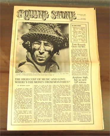 Rolling Stone Magazine Nov 9, 1967