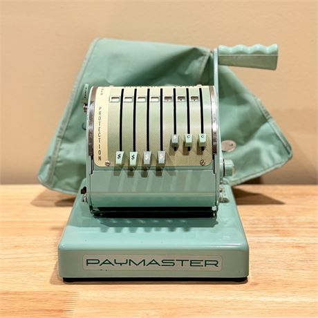 Vintage Paymaster Check Writer Series X-550