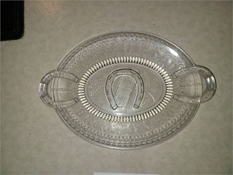 Adams Glass EAPG Bread Dish