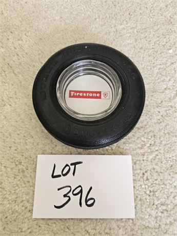 Vintage Firestone Tire Ashtray