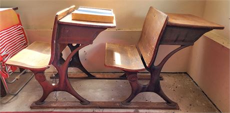 Vintage School Desks