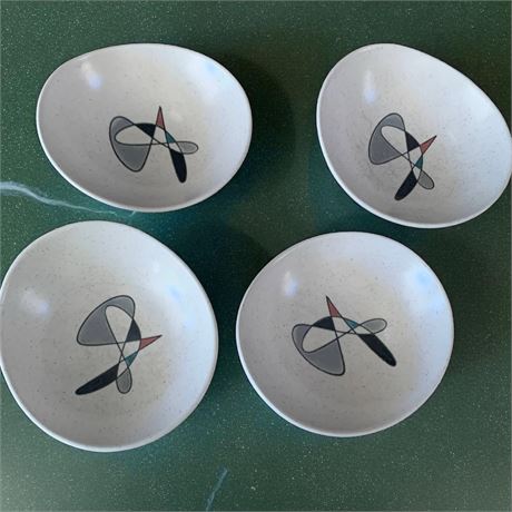 Metlox Poppytrail California Freeform or Contempora Dessert Bowl Set