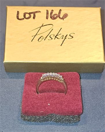 10k Tanzinite Cocktail Ring Sz 10 1.5 dwt