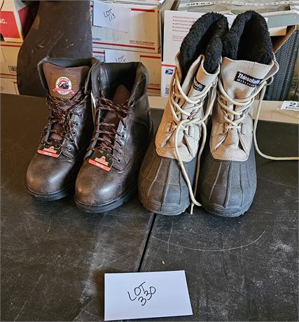Thinsulate Size 8 Boots & Brahma Size 9 Boots