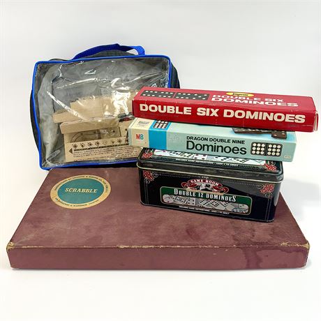 Vintage Game Lot w/ 1953 Scrabble